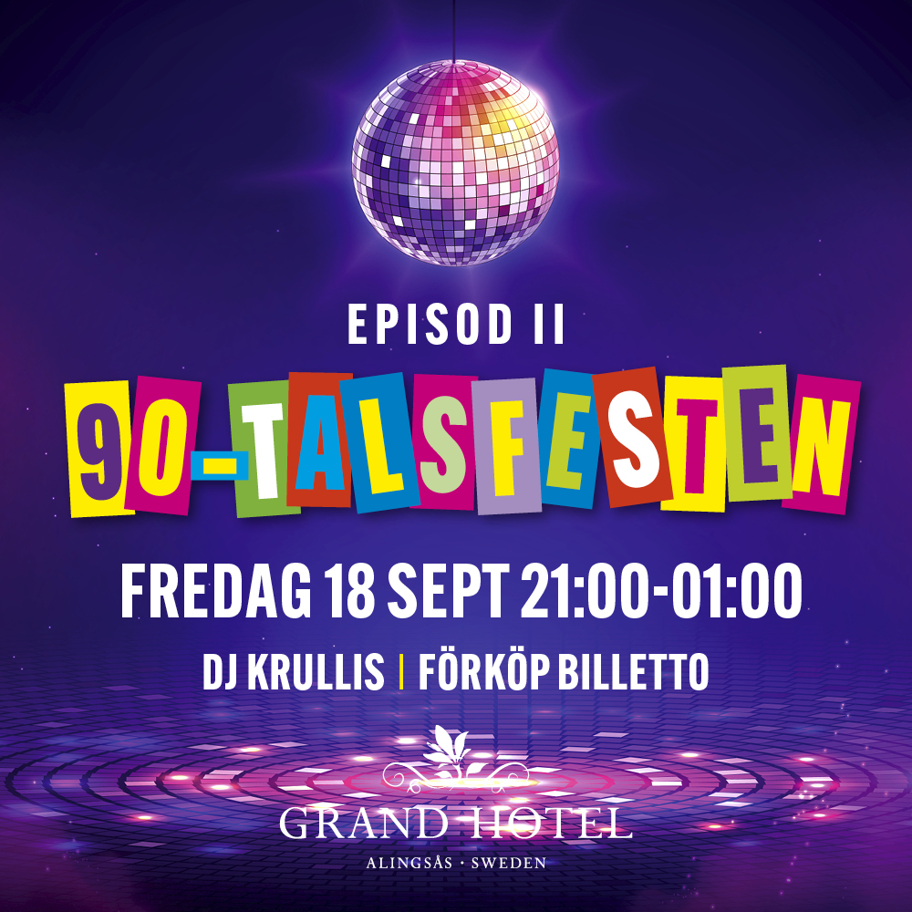 Grand 90-talsfesten 18/9